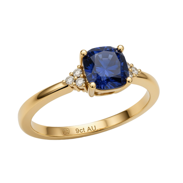 Royal Cushion Solitaire Ring