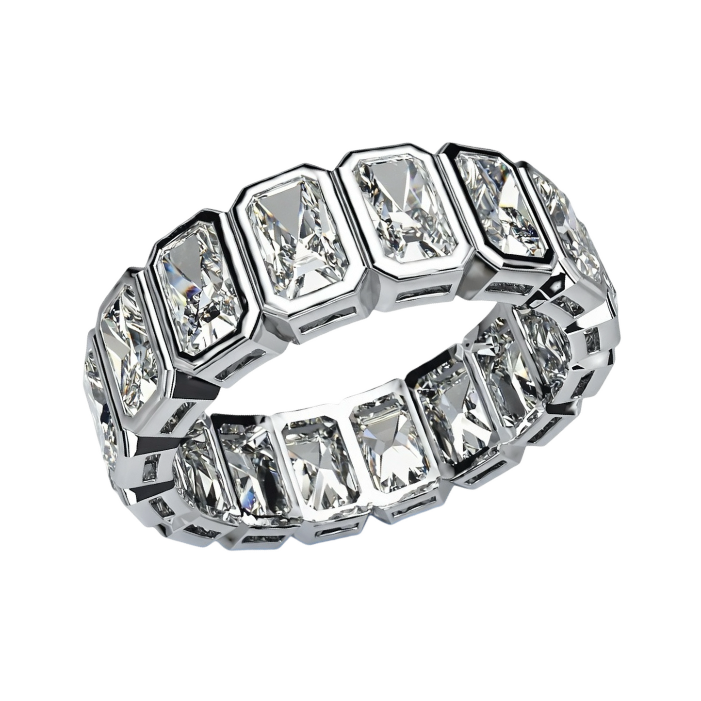 The Clara Crystal-Frame Ring