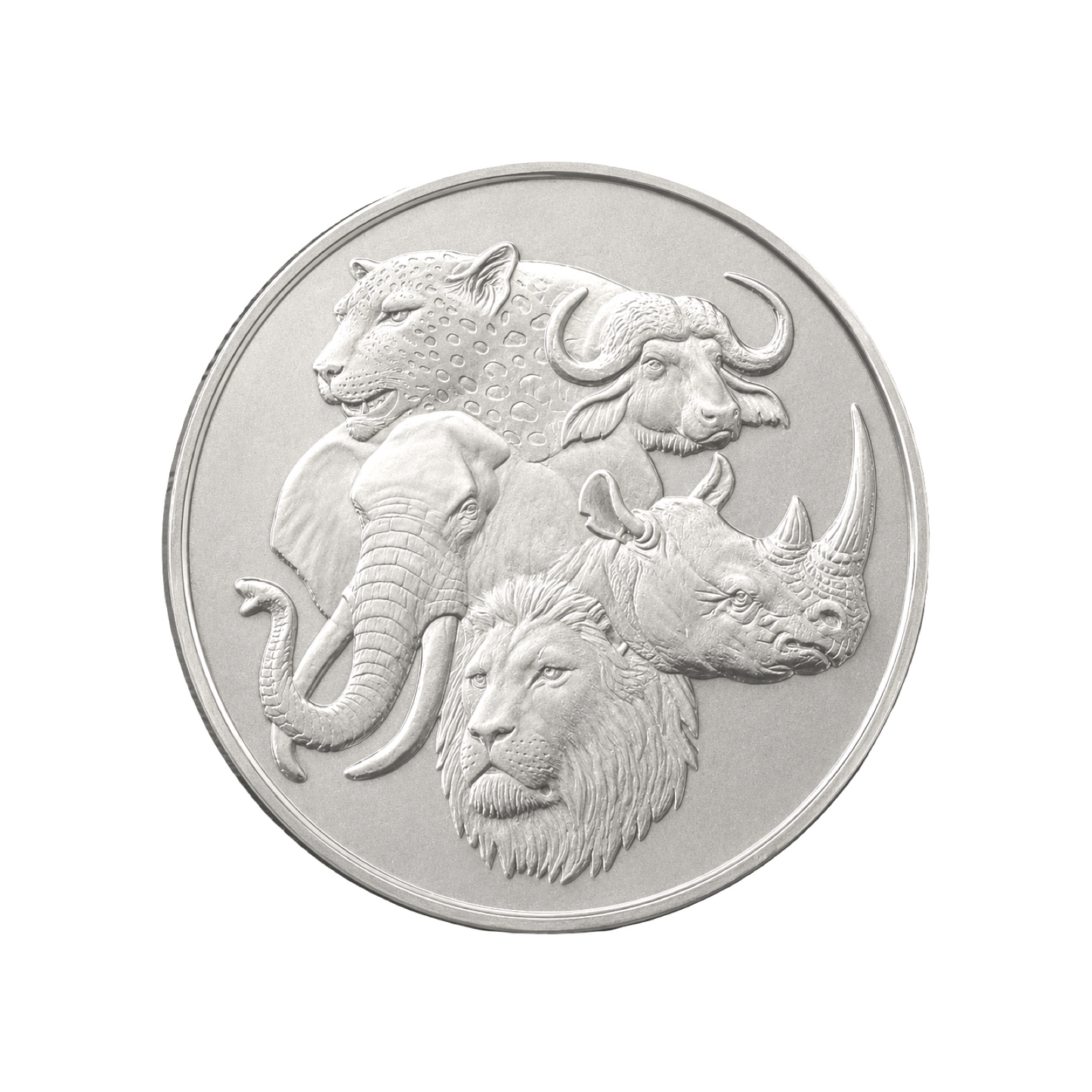 1 Oz Fine Silver Big Five Bullion Coin