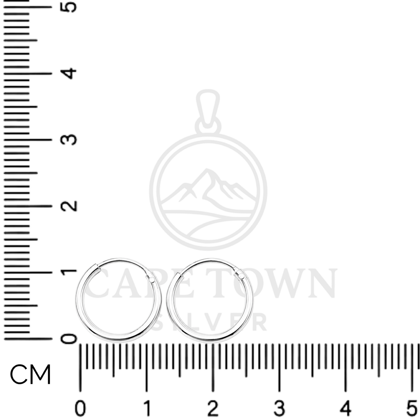 Premium Small (12mm) Sleeper Earrings Sterling Silver 925
