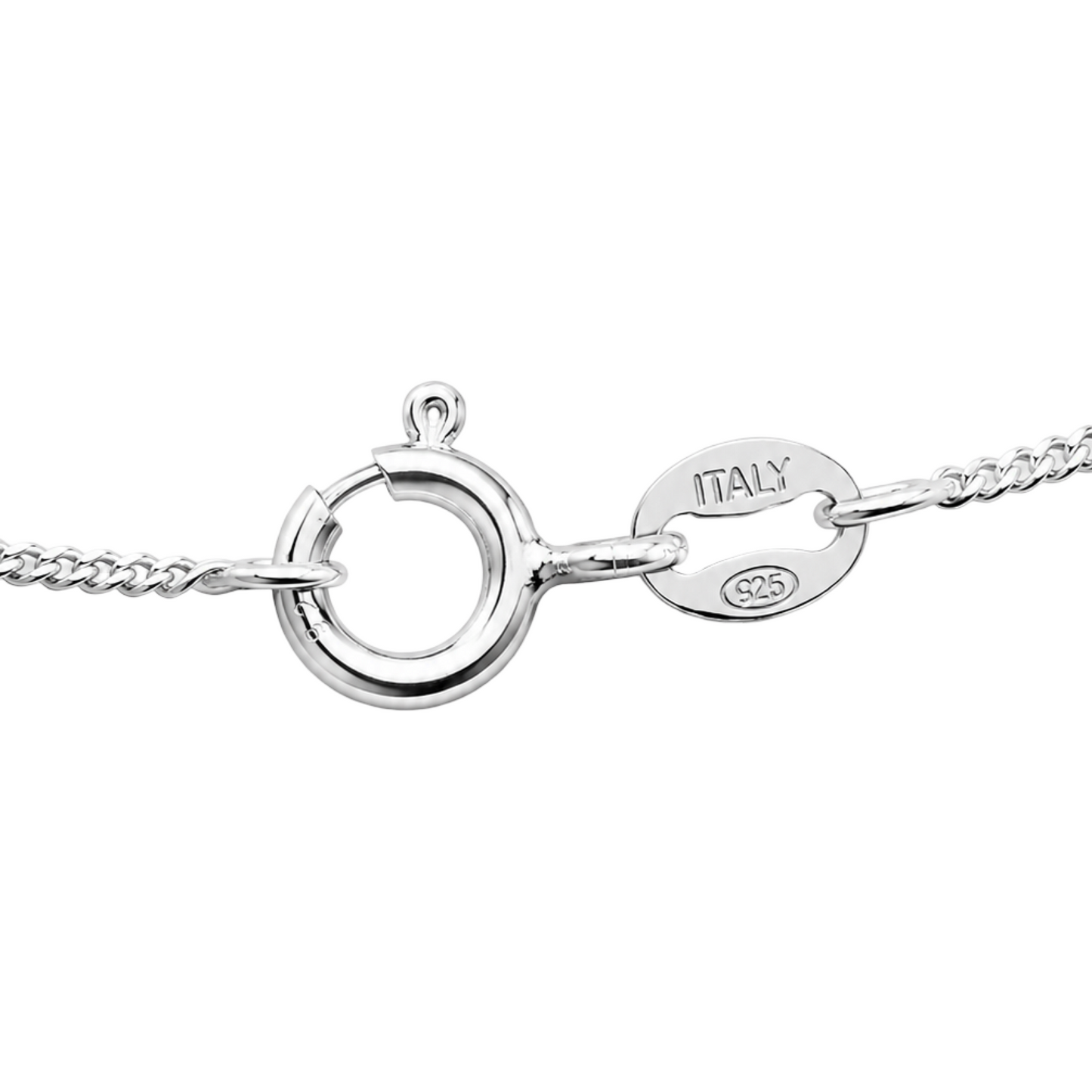Small Plain Cross Pendant Necklace 50cm Sterling Silver 925