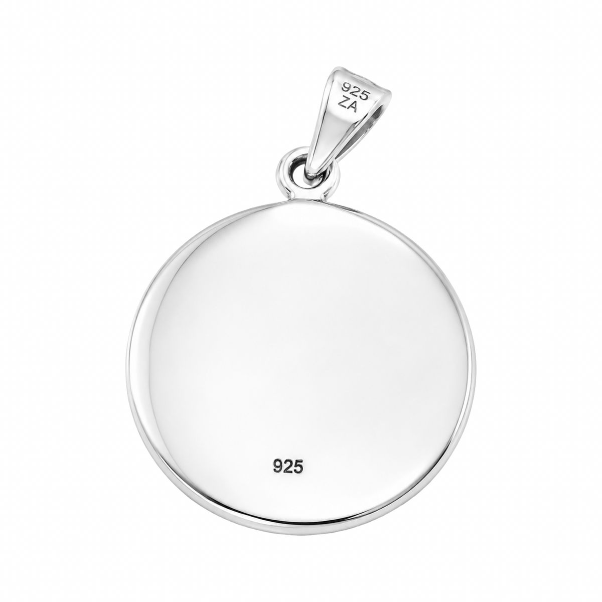 Large Saint Christopher Handmade Pendant Sterling Silver 925