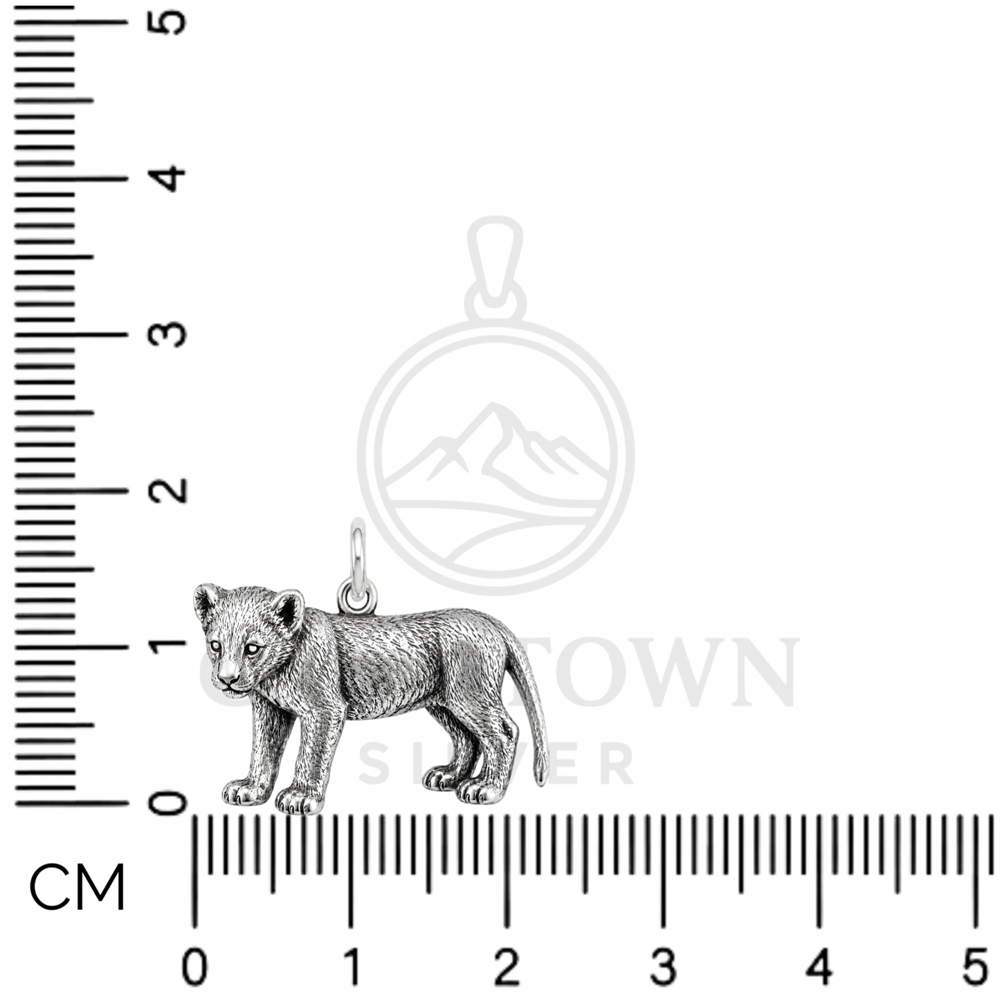Handcrafted Lion Cub Pendant