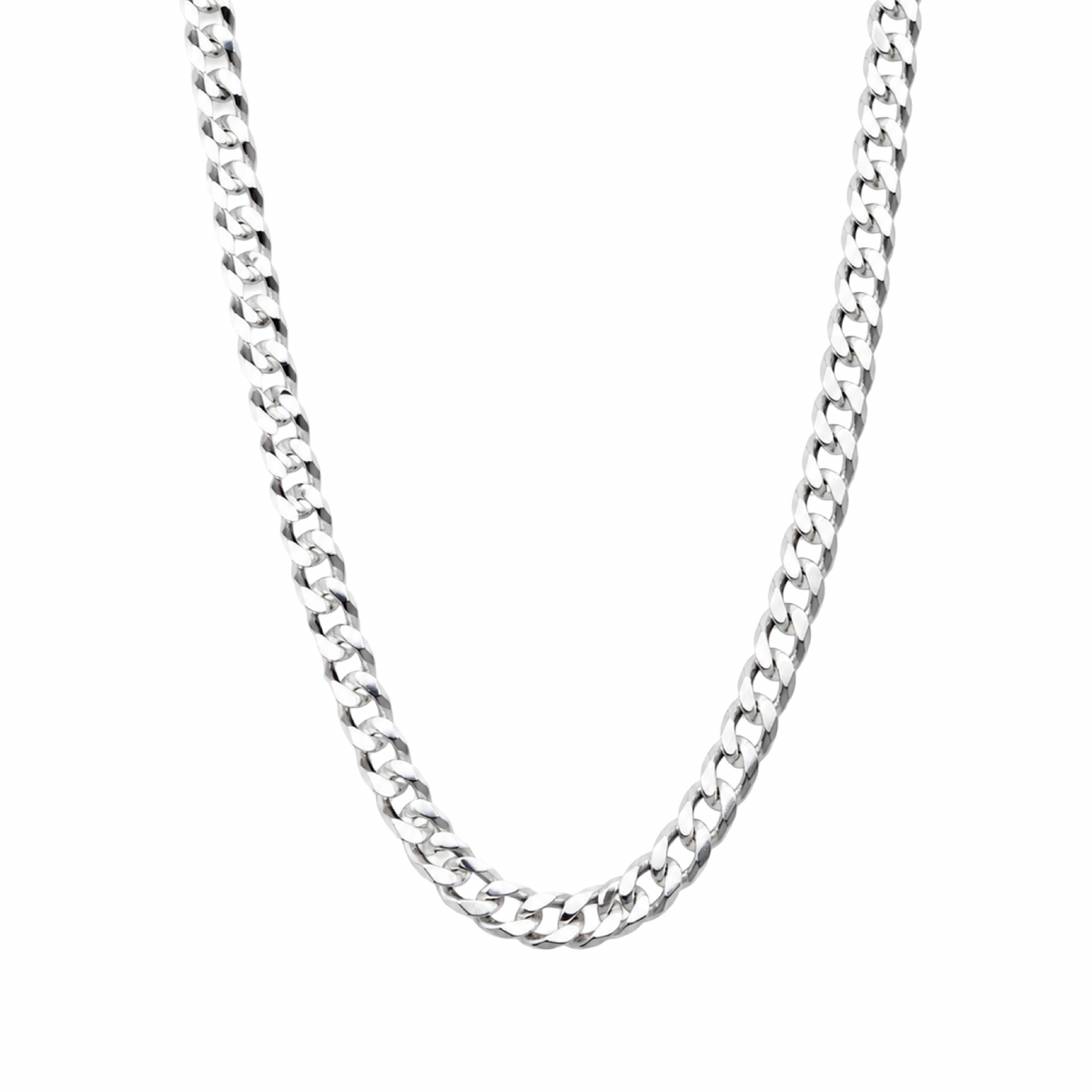 Classic Curb Link Chain Sterling Silver 925