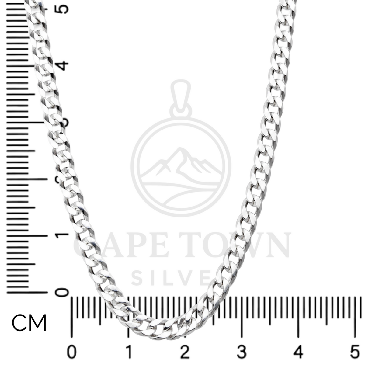 Classic Curb Link Chain Sterling Silver 925