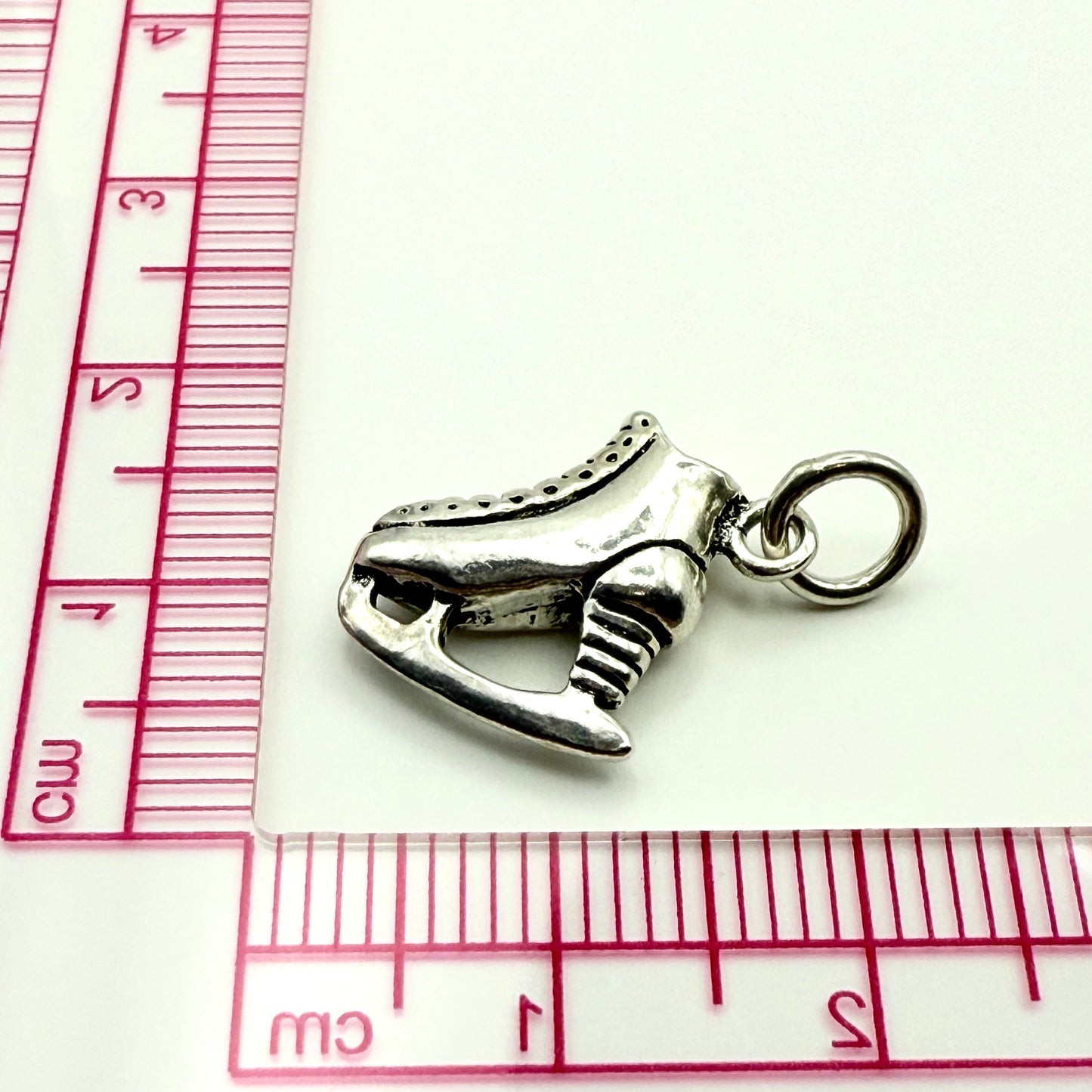 925 Sterling Silver Ice Skate Charm
