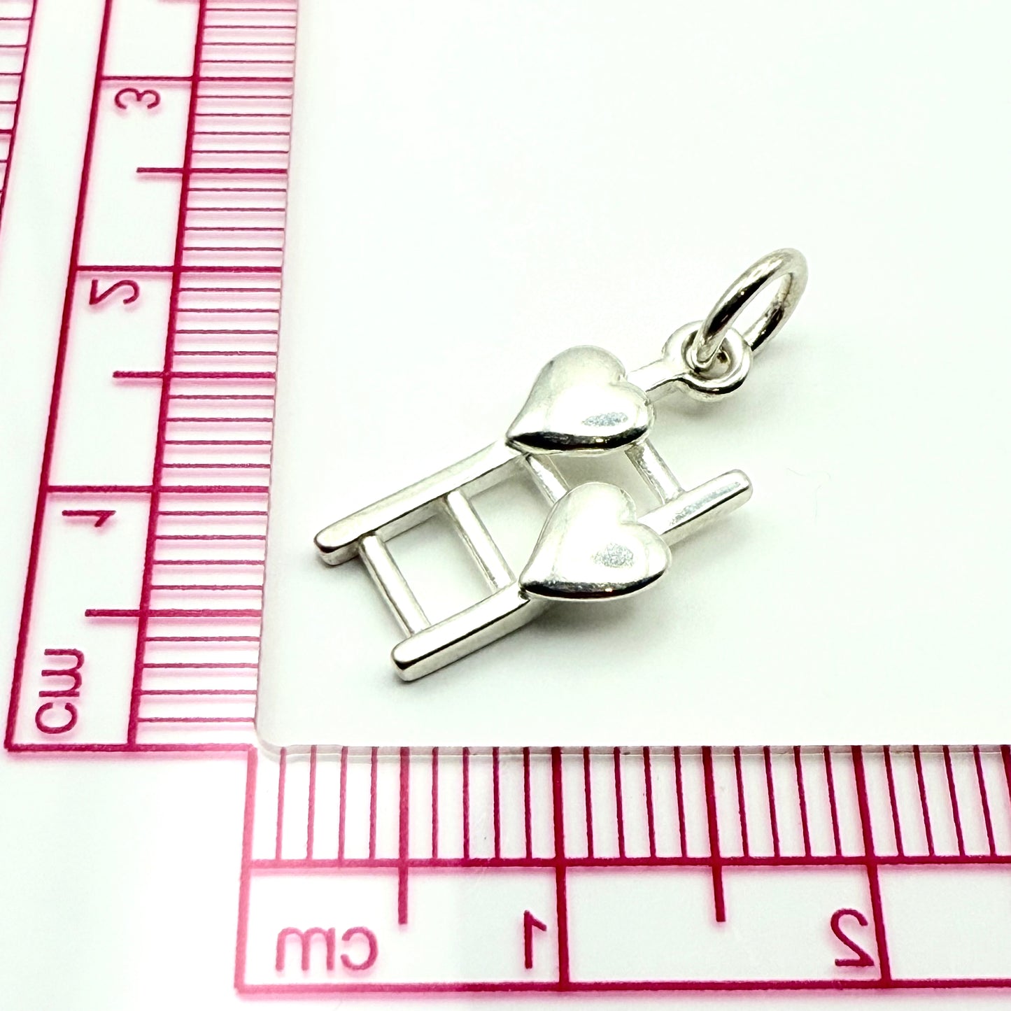 925 Sterling Silver Love Ladder Charm