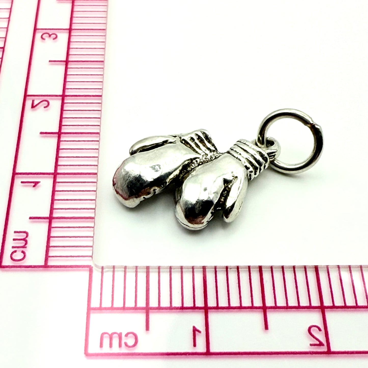 925 Sterling Silver Boxing Cloves Charm