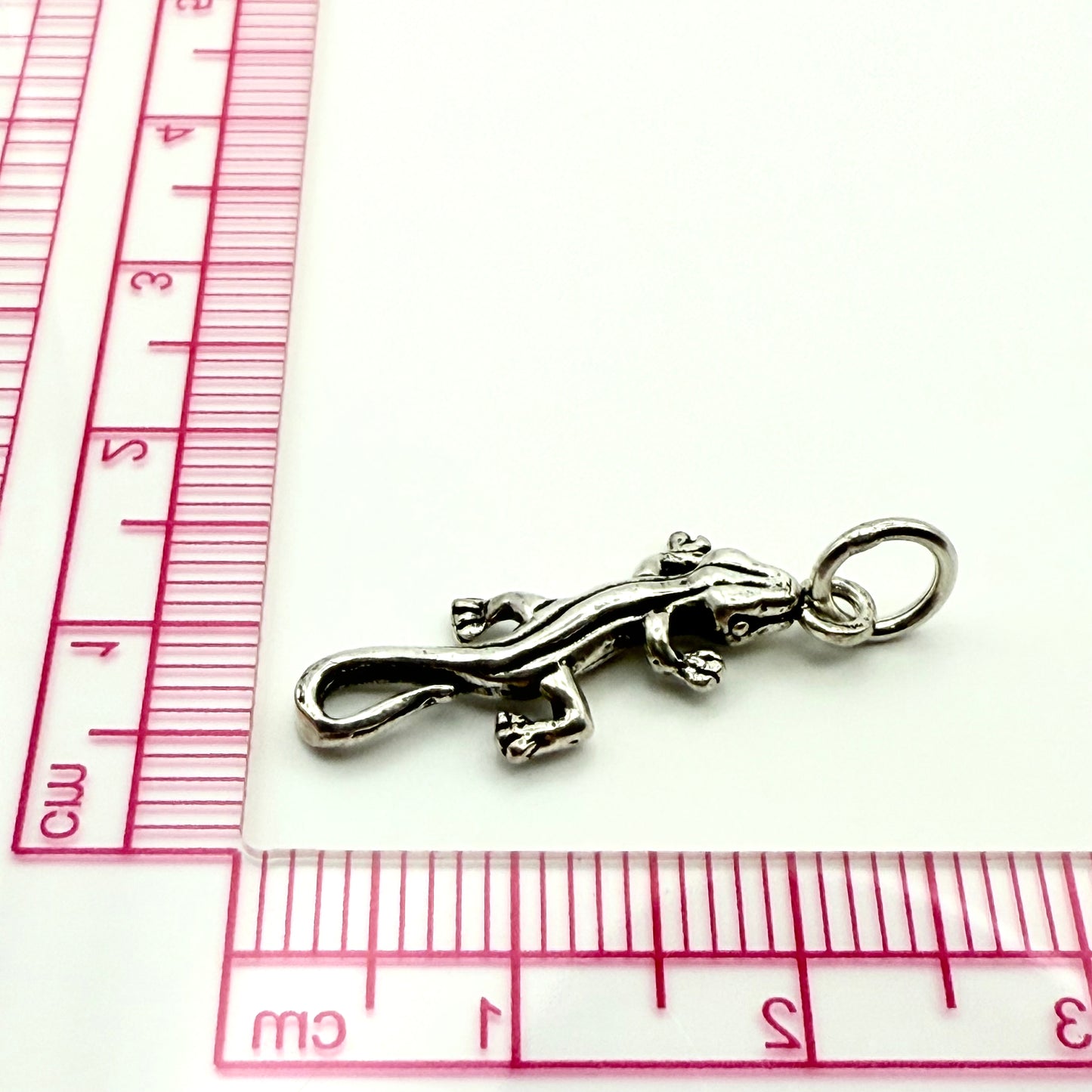 925 Sterling Silver Lizard Charm