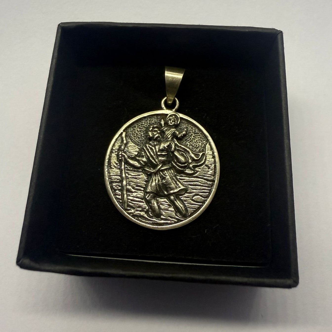 Saint Christopher Sterling Silver 925 Pendant