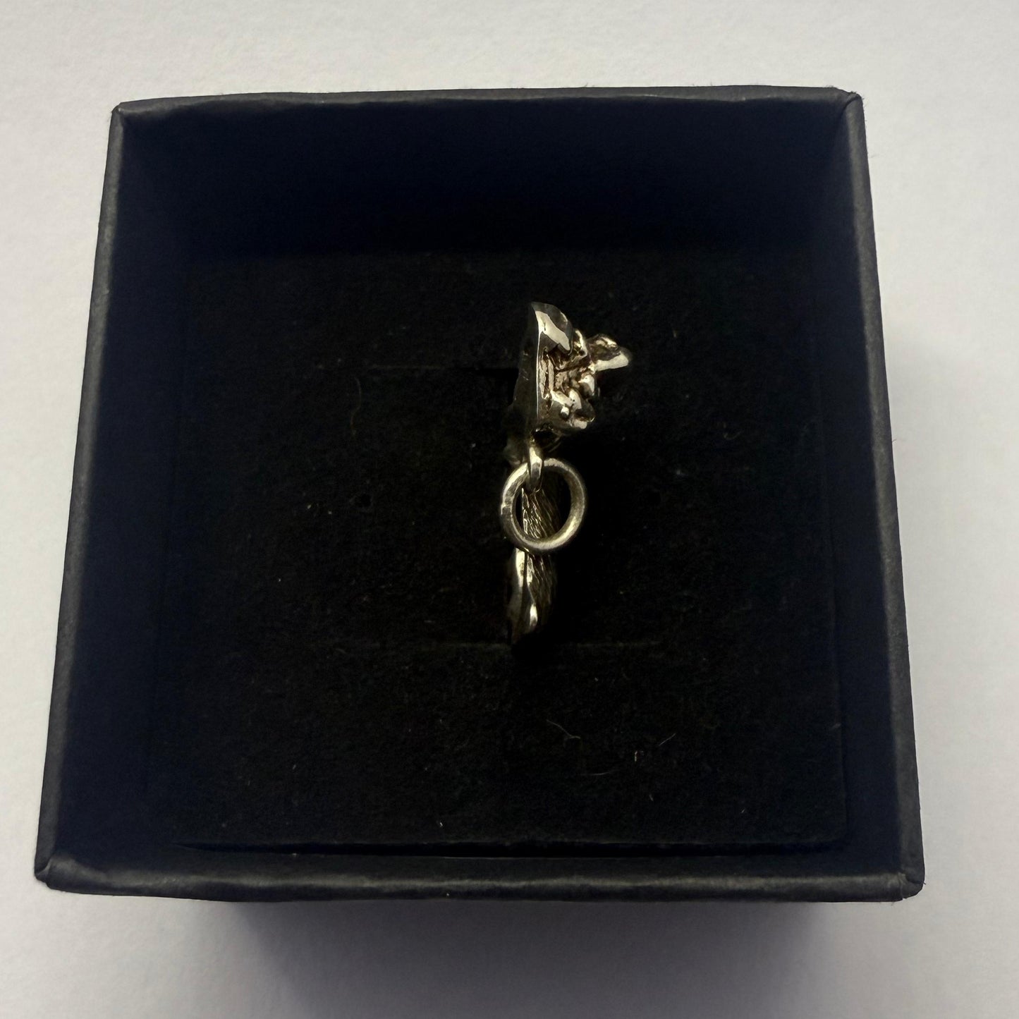 Little Terrier Dog Sterling Silver 925 Pendant