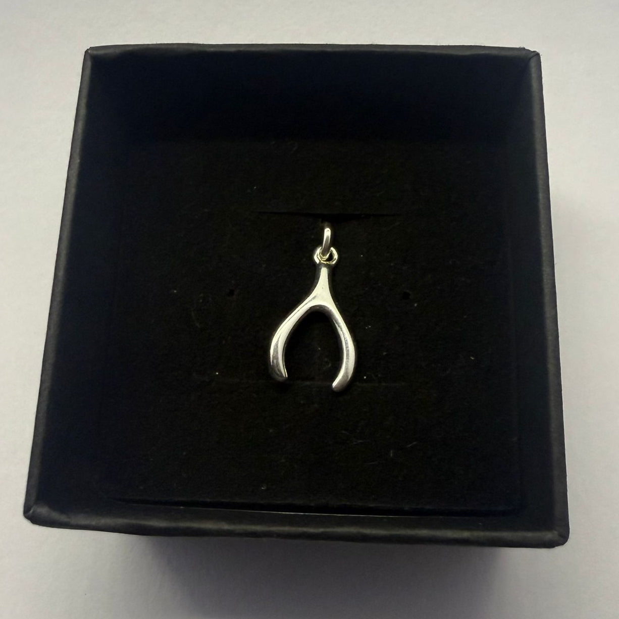 Wishbone Sterling Silver 925 Pendant