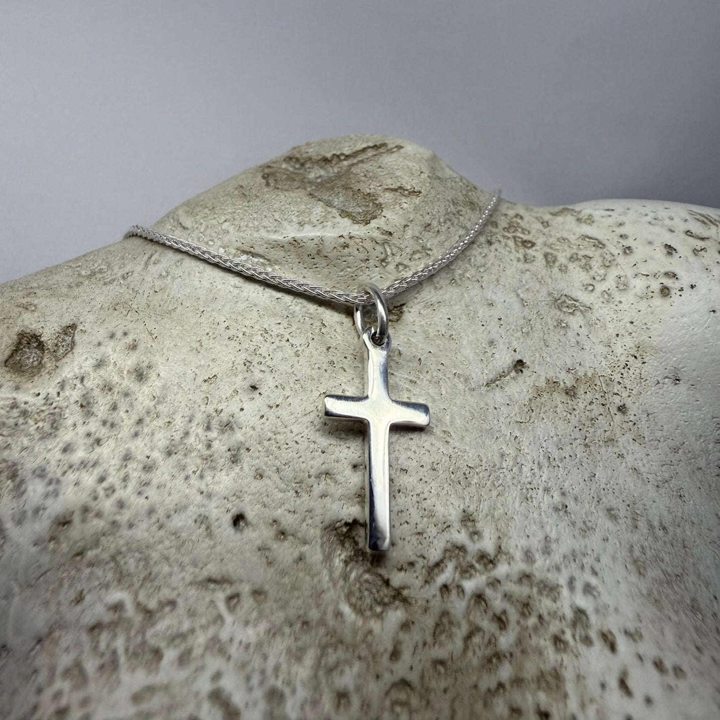Small Plain Cross Sterling Silver 925
