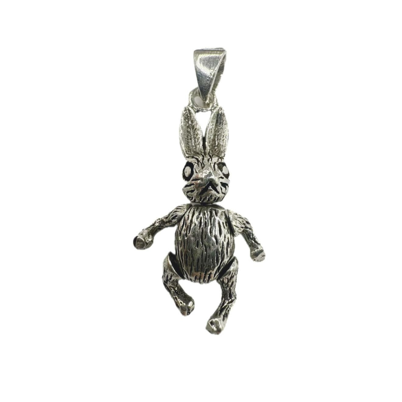 Moving Rabbit Sterling Silver 925