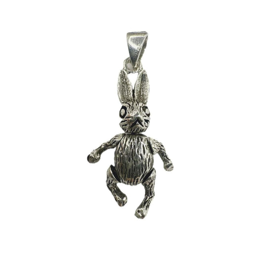 Moving Rabbit Sterling Silver 925