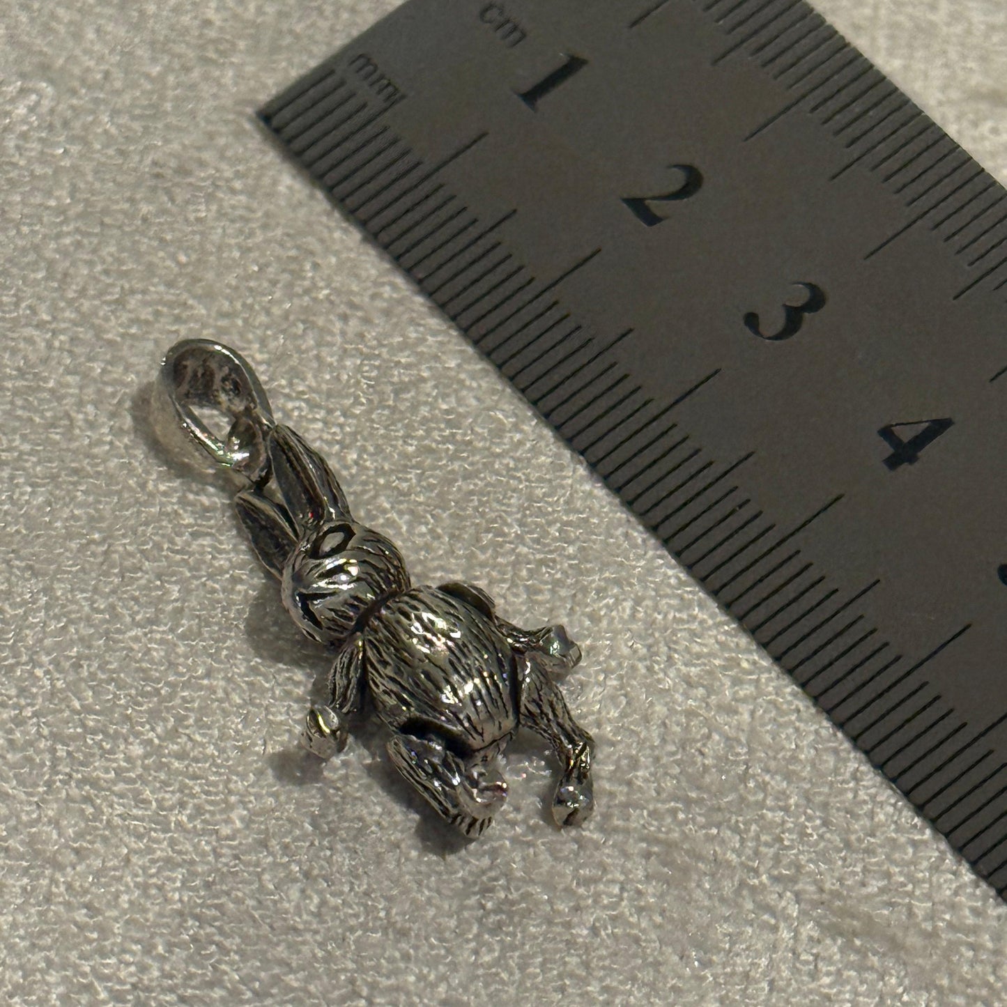 Moving Rabbit Sterling Silver 925