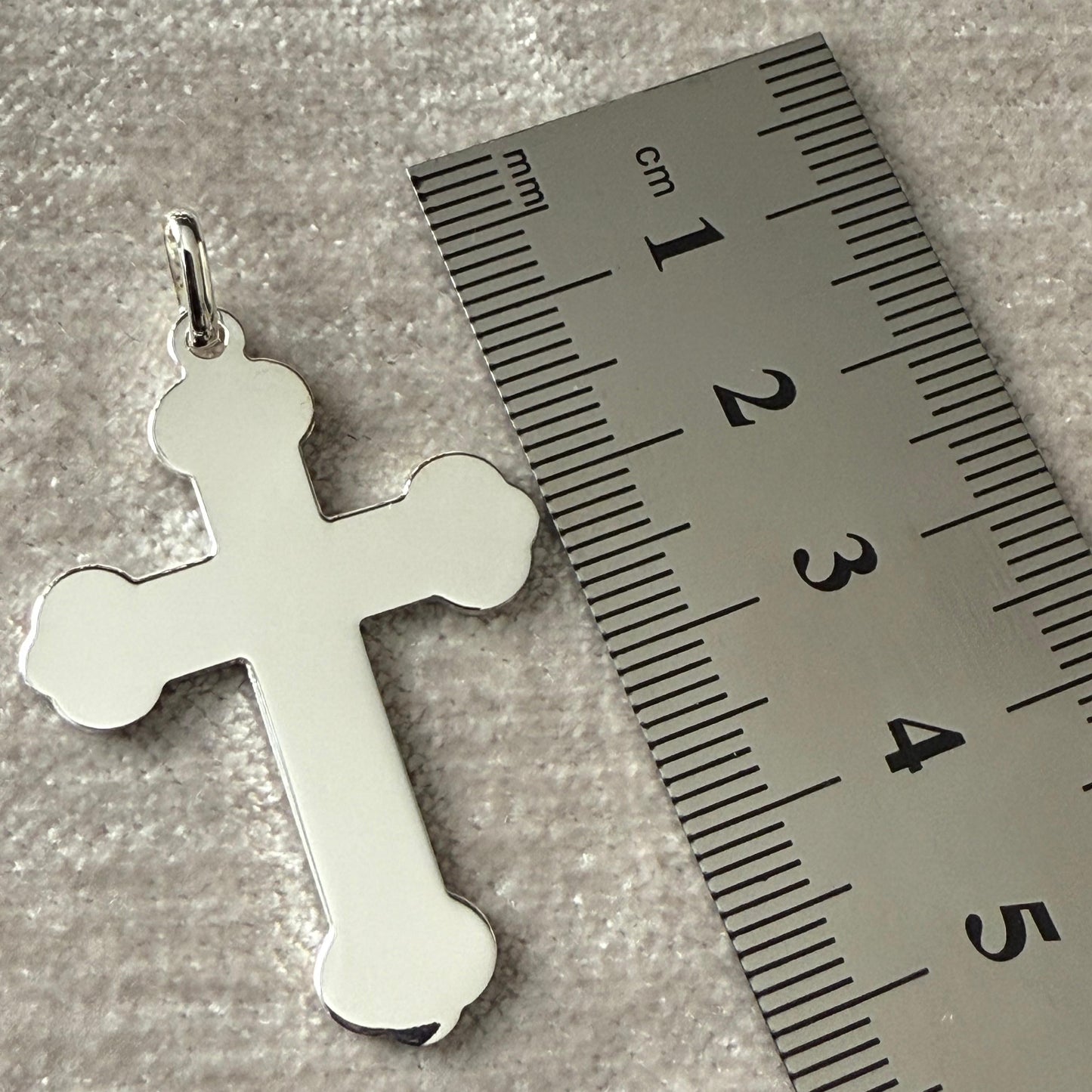 Orthodox Style Cross Sterling Silver 925