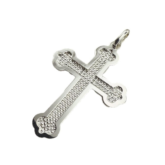 Orthodox Style Cross Sterling Silver 925