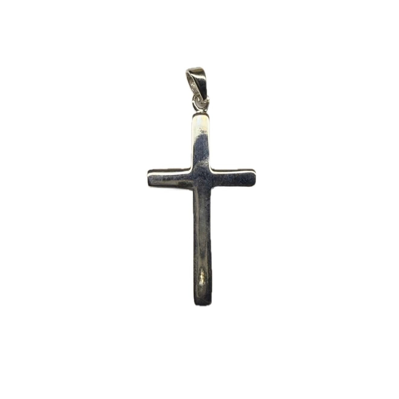 Large Plain Cross Sterling Silver 925