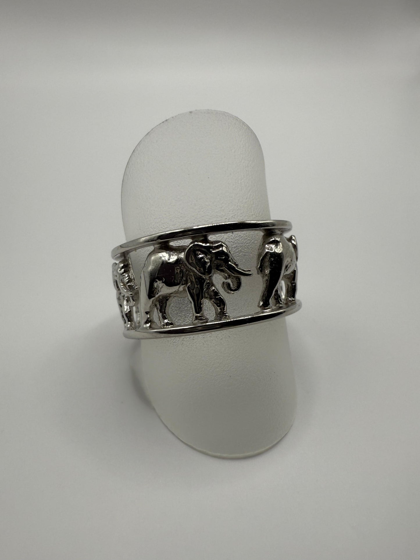 Elephant Ring Sterling Silver 925