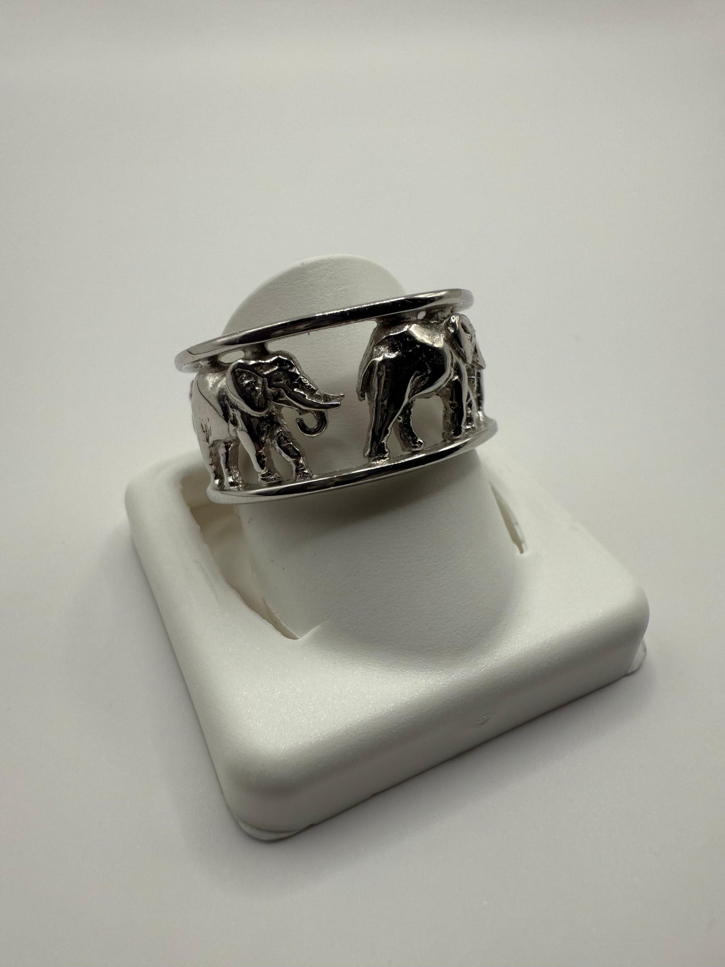Elephant Ring Sterling Silver 925