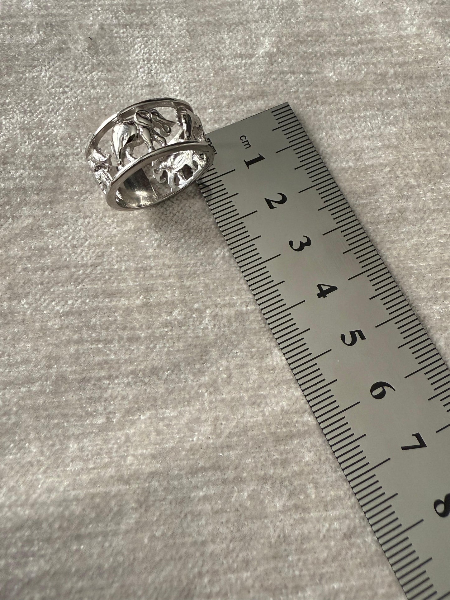 Elephant Ring Sterling Silver 925