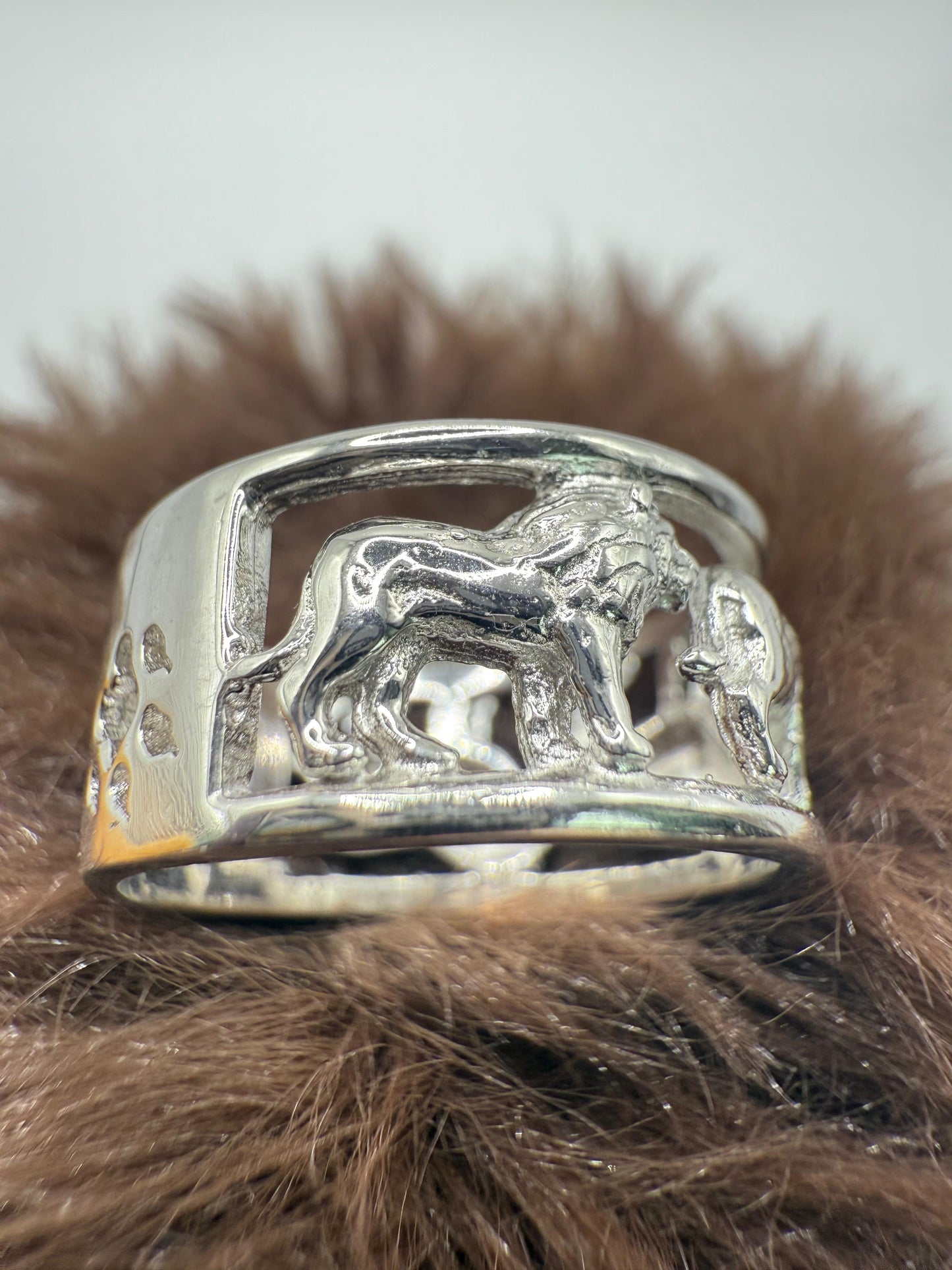 Lion Ring Sterling Silver 925