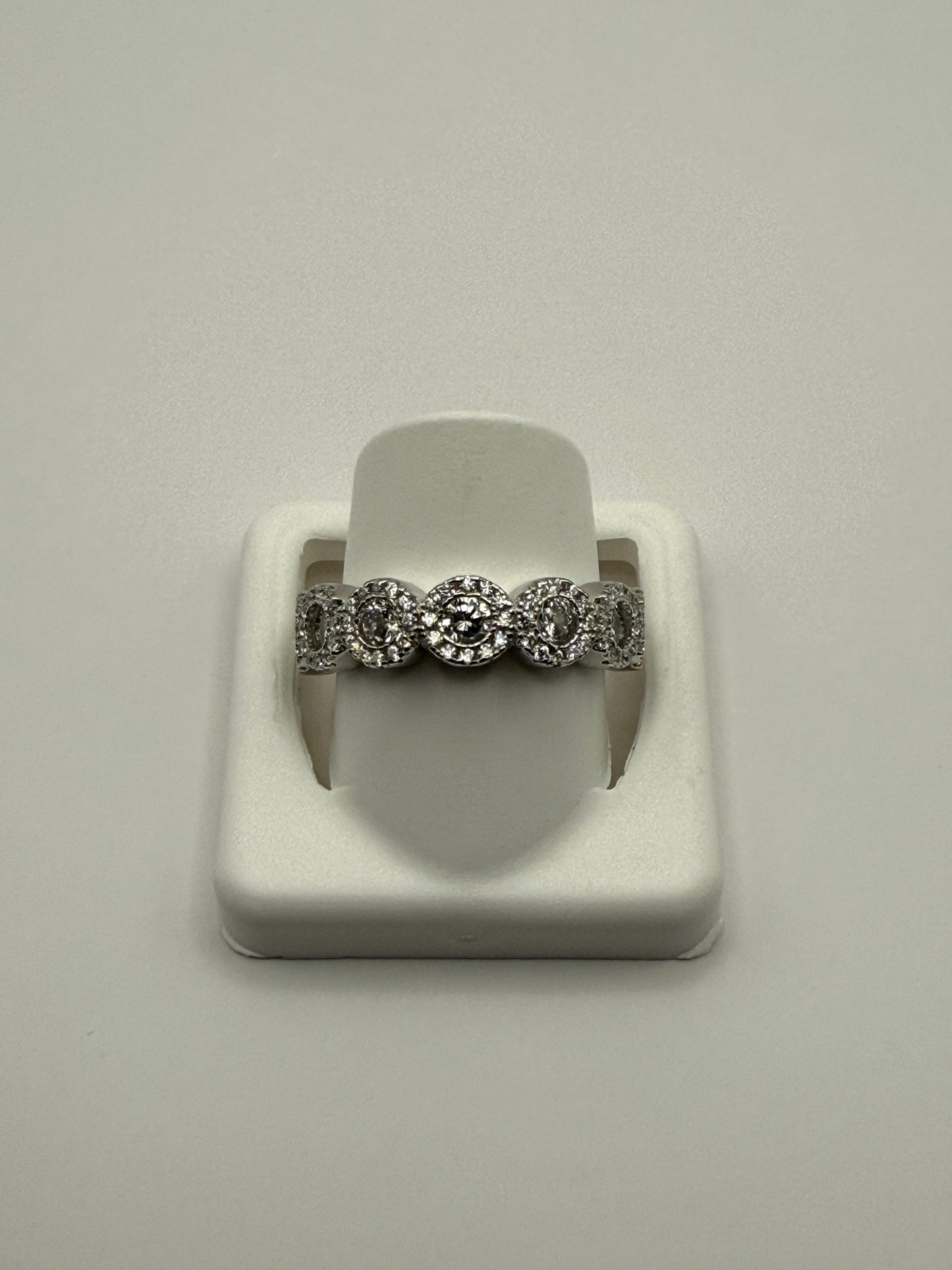 Cubic Zirconia Ring Sterling Silver 925