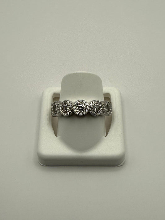 Cubic Zirconia Ring Sterling Silver 925