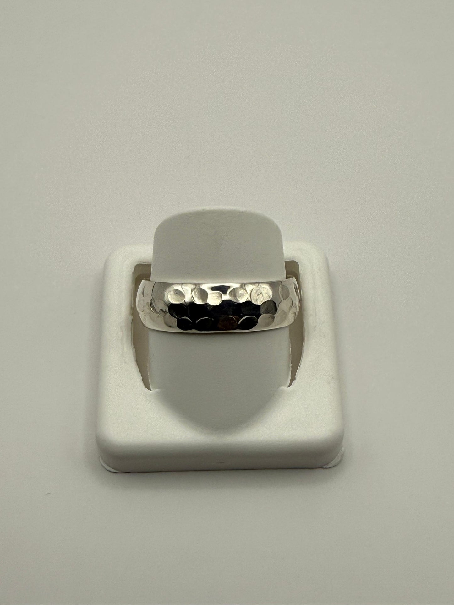 Hammered Ring Sterling Silver 925