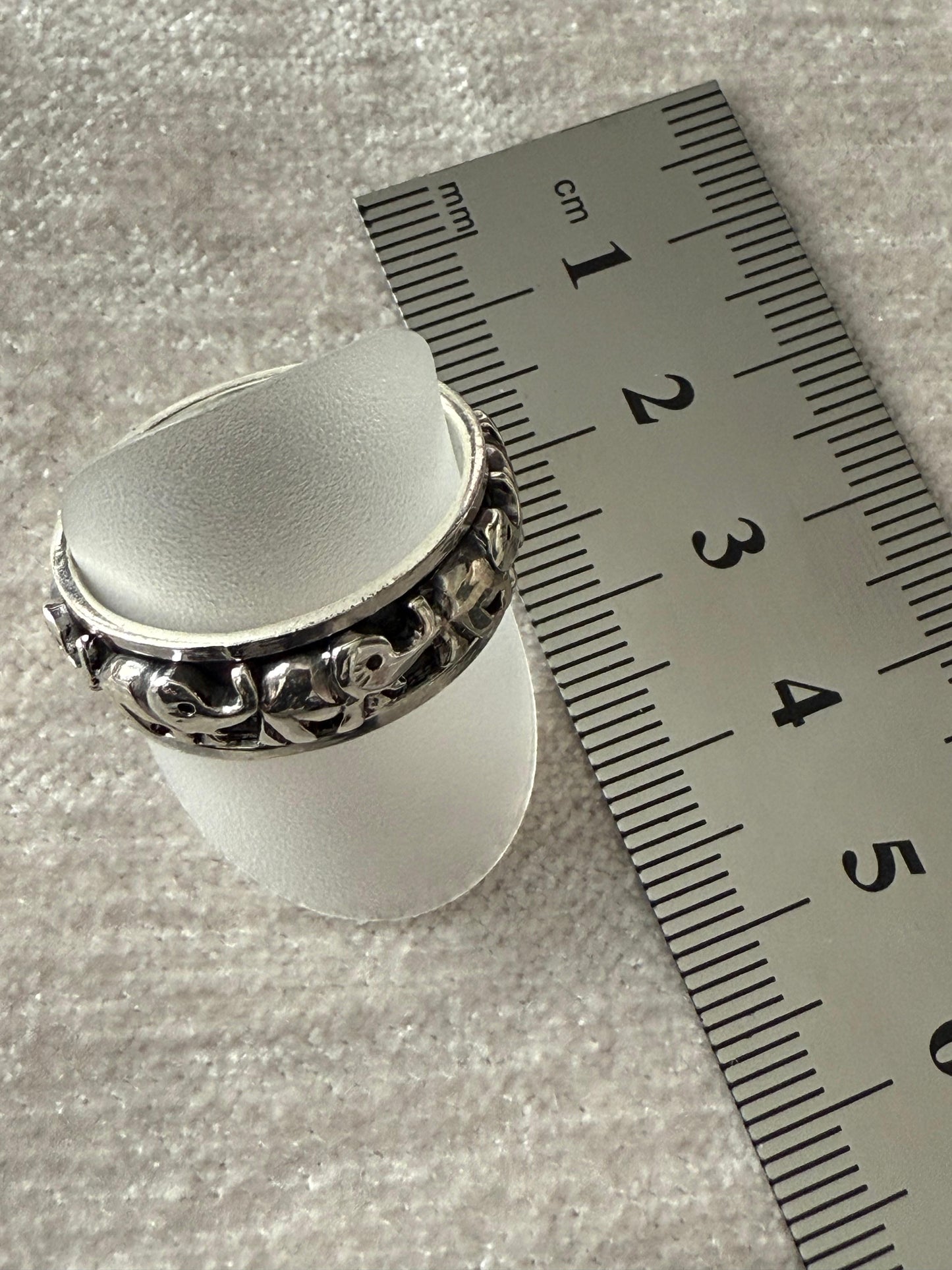 Spinning Elephant Ring Sterling Silver 925