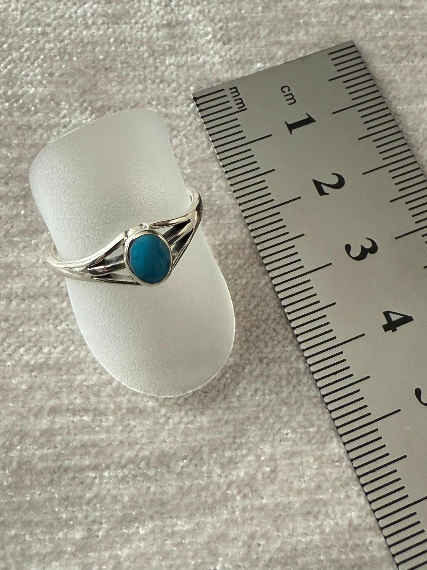 Vintage Modern Style Ring Sterling Silver 925