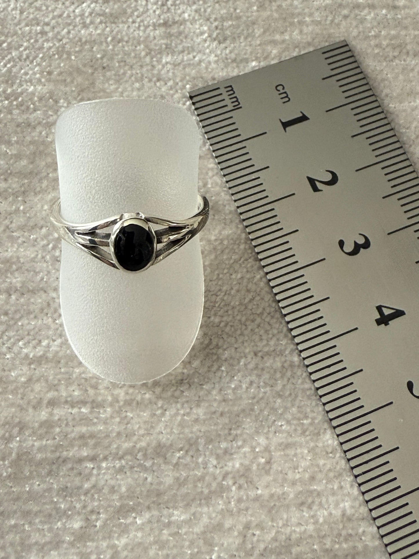Vintage Modern Style Ring Sterling Silver 925