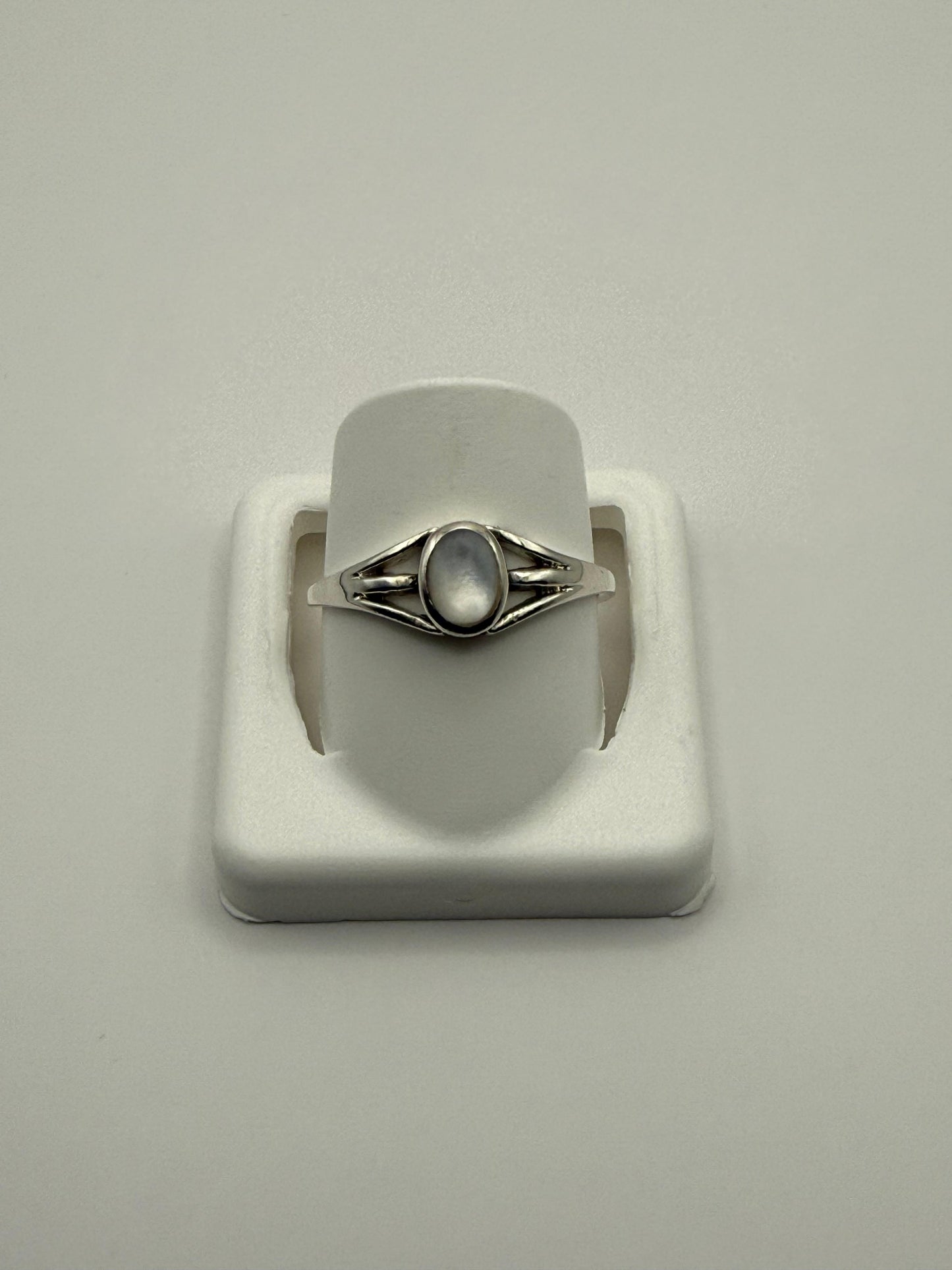 Vintage Modern Style Ring Sterling Silver 925