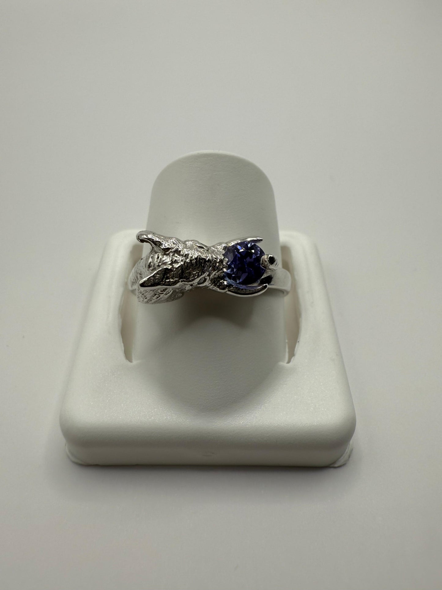 Tanzanite Elephant Ring Sterling Silver 925