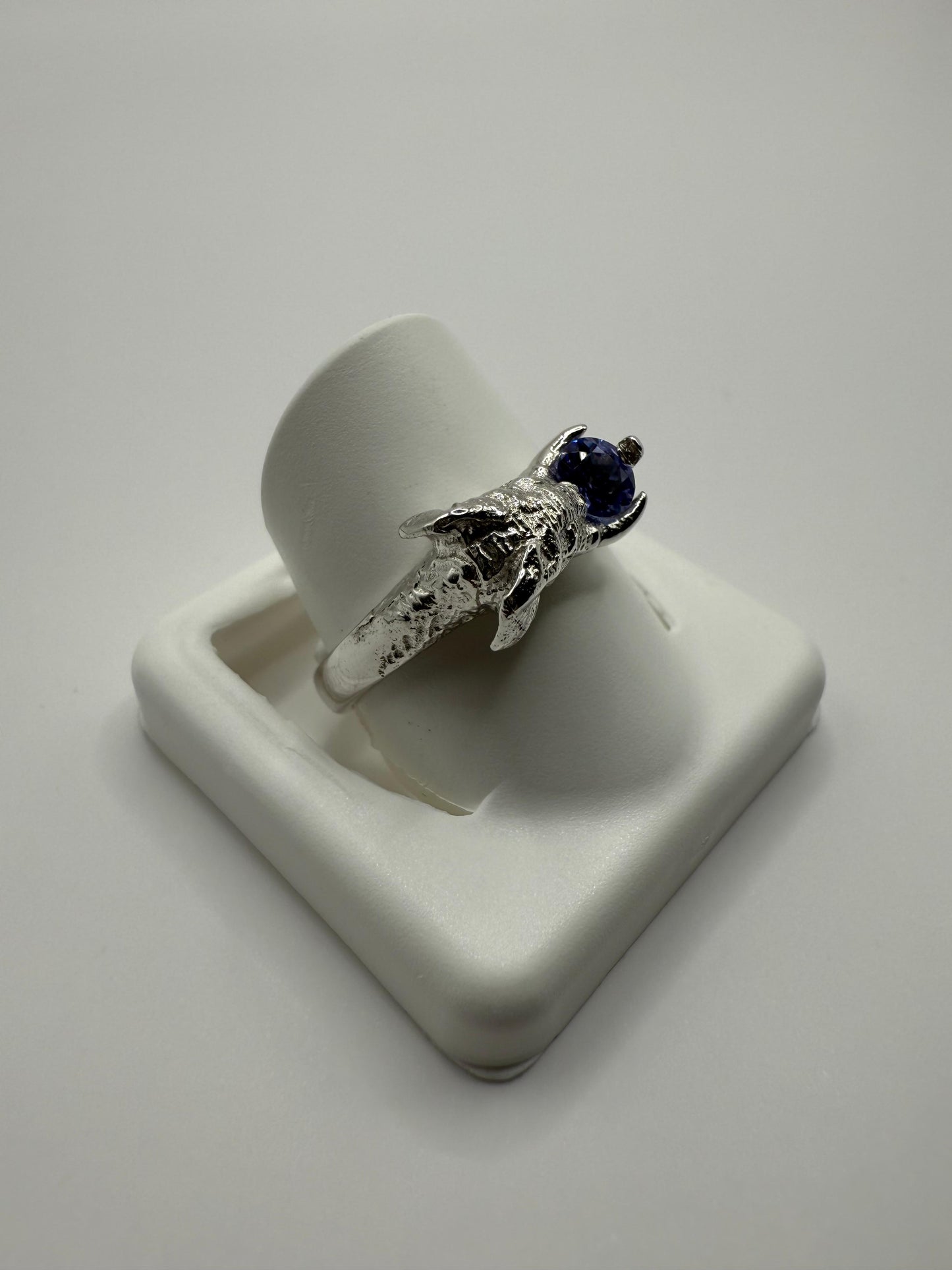 Tanzanite Elephant Ring Sterling Silver 925