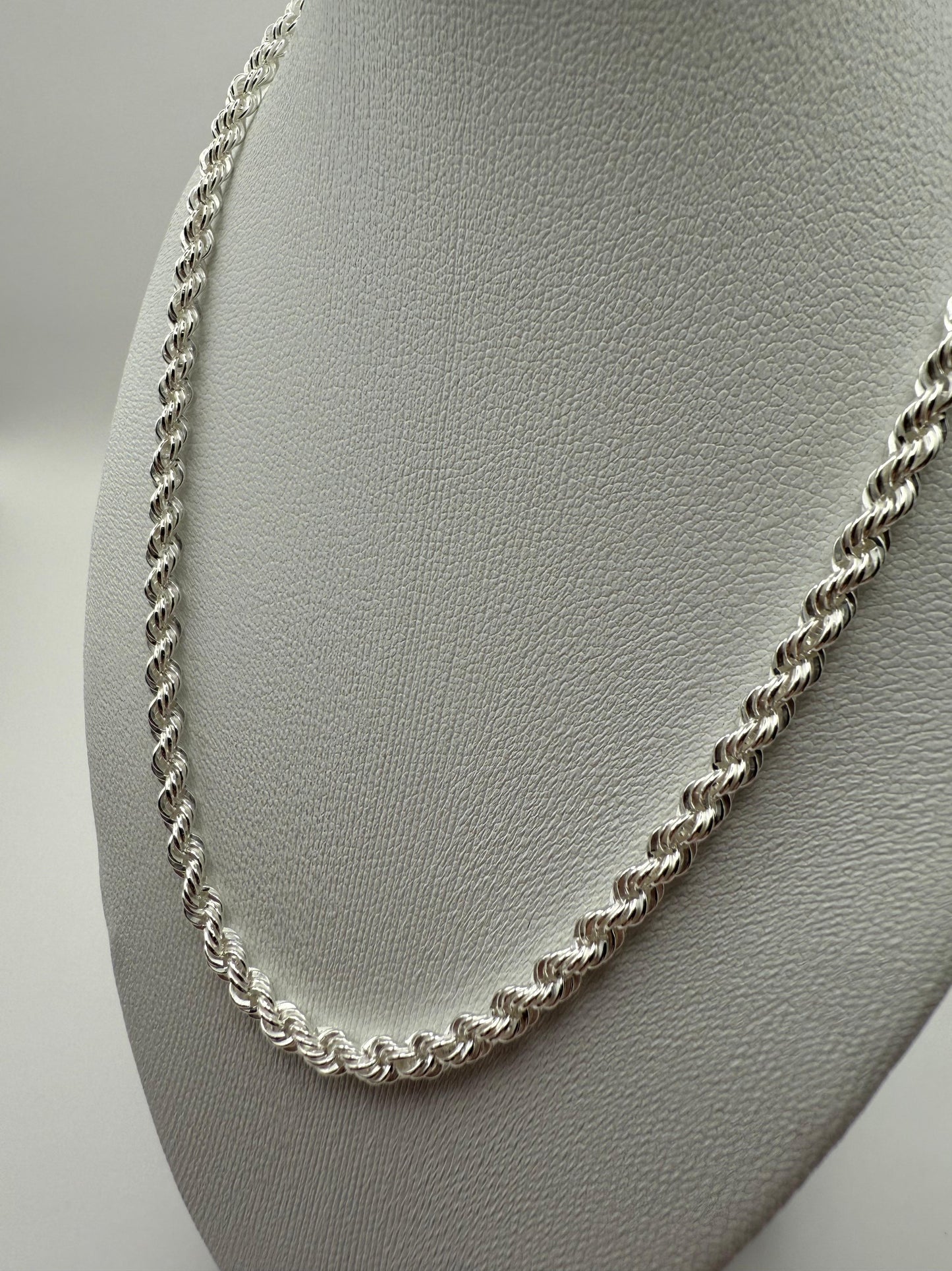 Sterling Silver Rope Chain 60 cm | 3.5 mm | 19.6 g