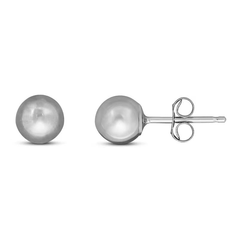 4mm Round Studs Sterling Silver 925