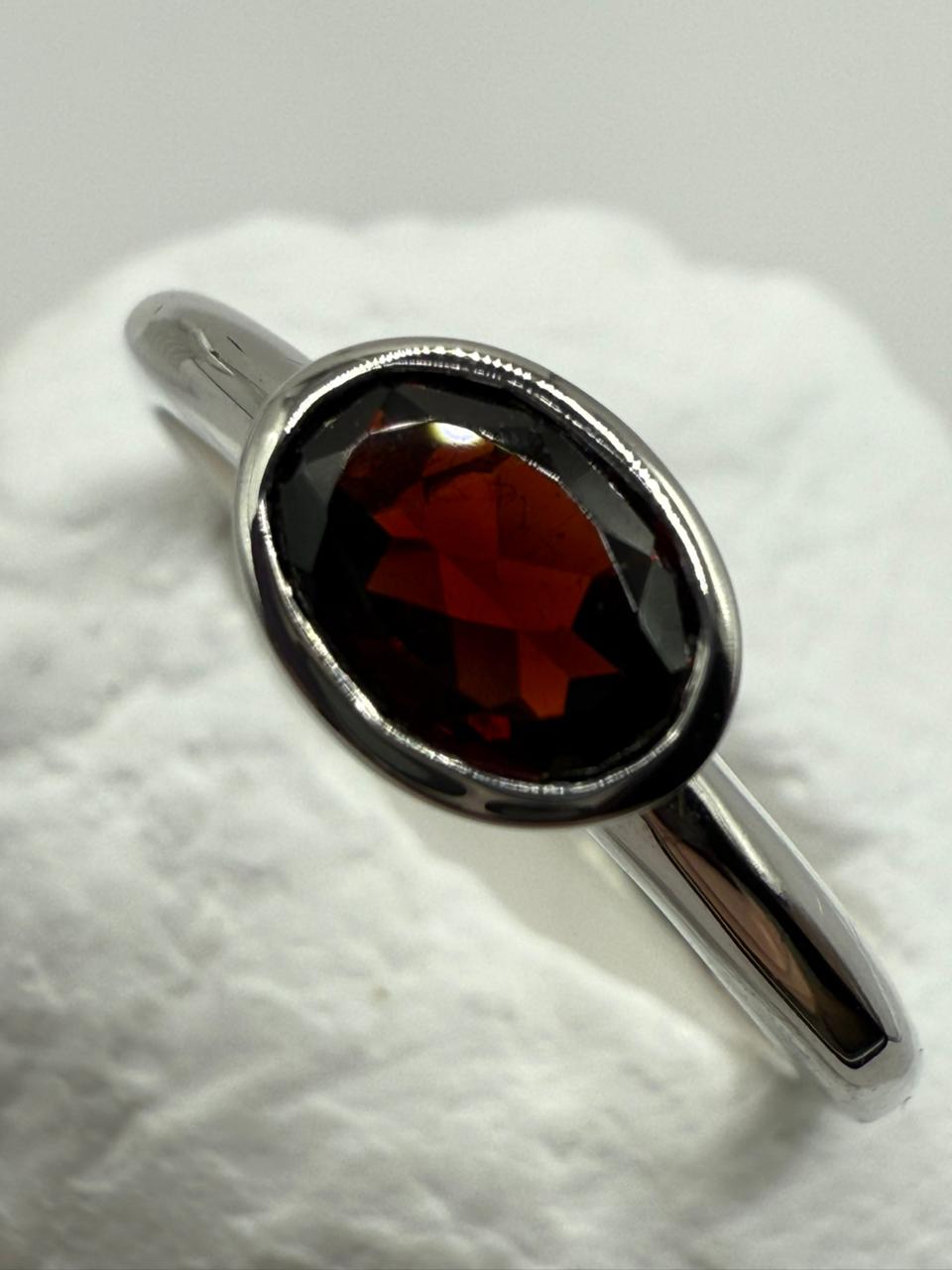 Garnet Gemstone and Solid Sterling Silver 925 set