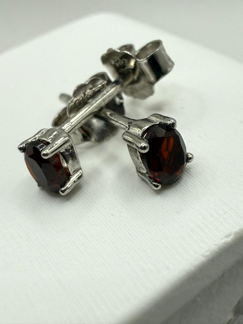 Garnet Gemstone and Solid Sterling Silver 925 set