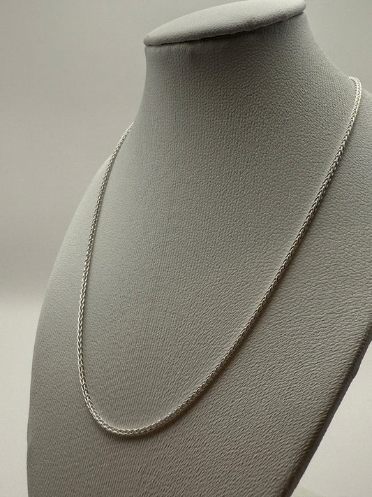 Sterling Silver 1.9mm Italy Wheat Chain