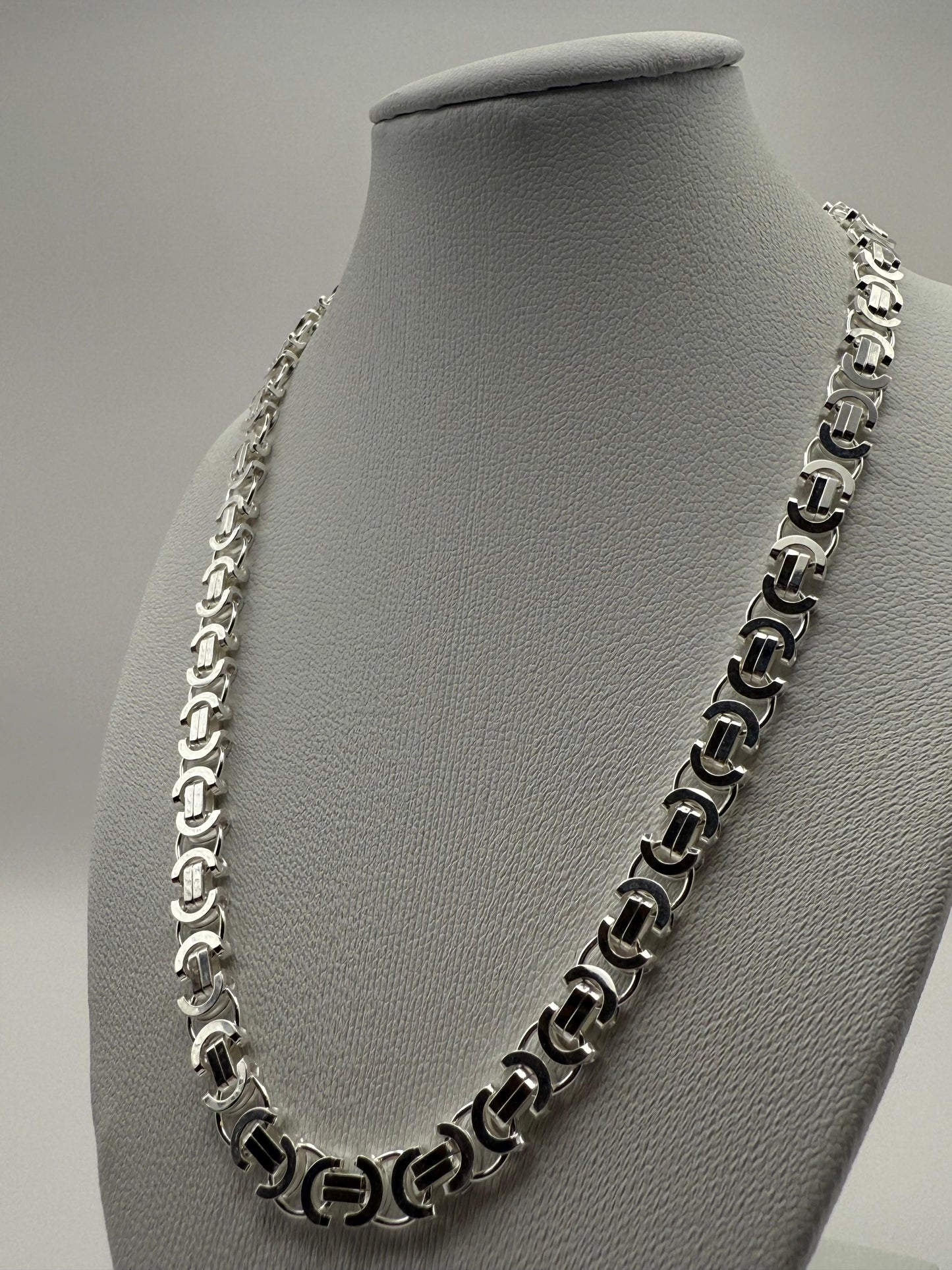 Etruscan Chain Solid 925 Sterling Silver 55cm, 27.8g, 5mm