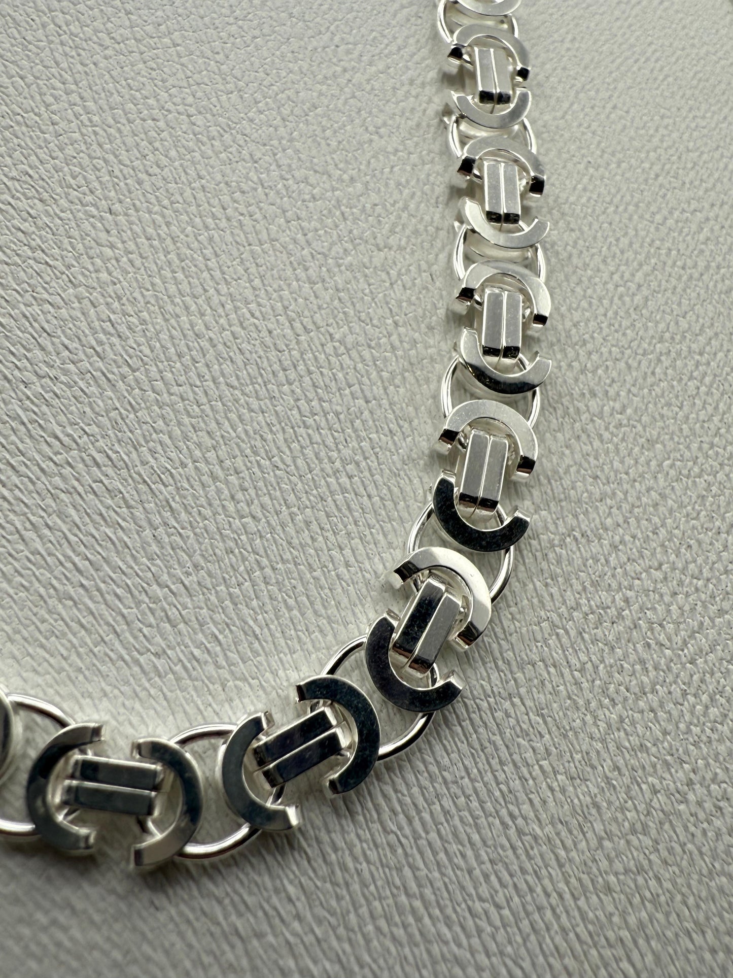 Etruscan Chain Solid 925 Sterling Silver 55cm, 27.8g, 5mm