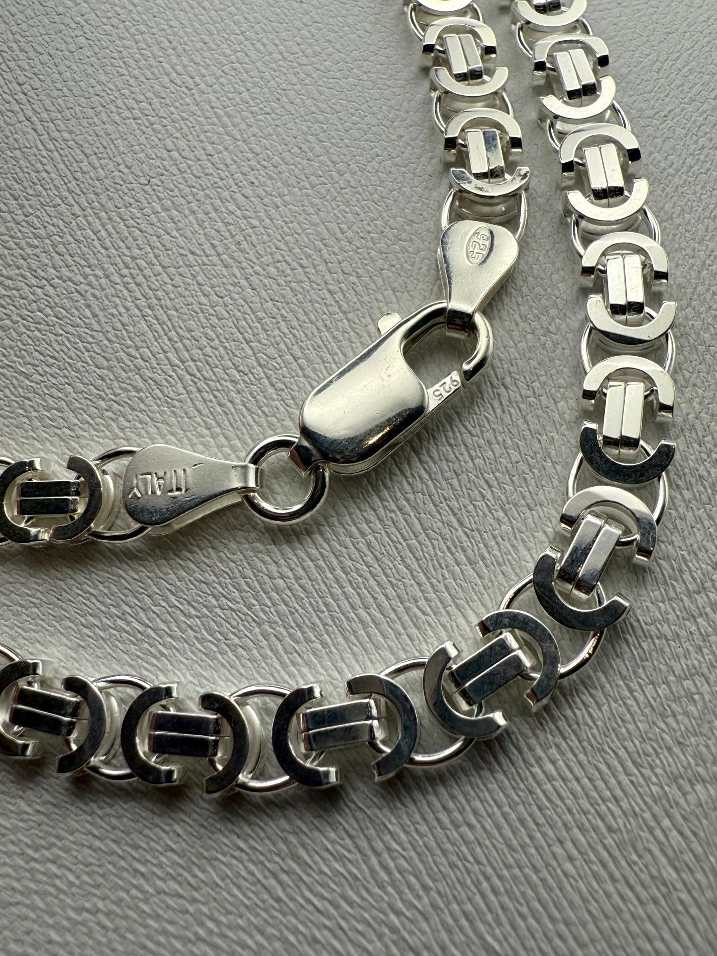 Etruscan Chain Solid 925 Sterling Silver 55cm, 27.8g, 5mm