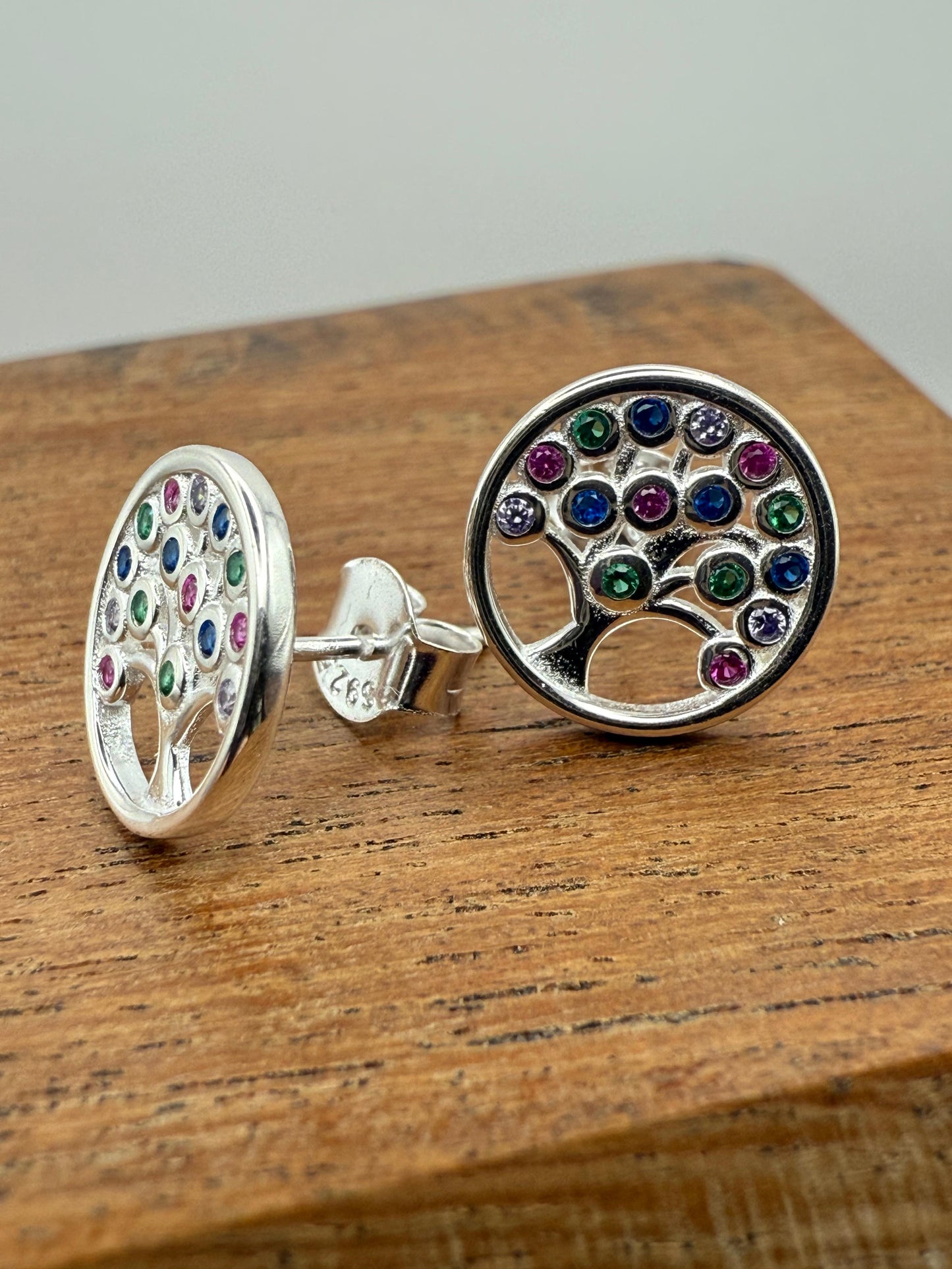 Color Tree of Life Studs