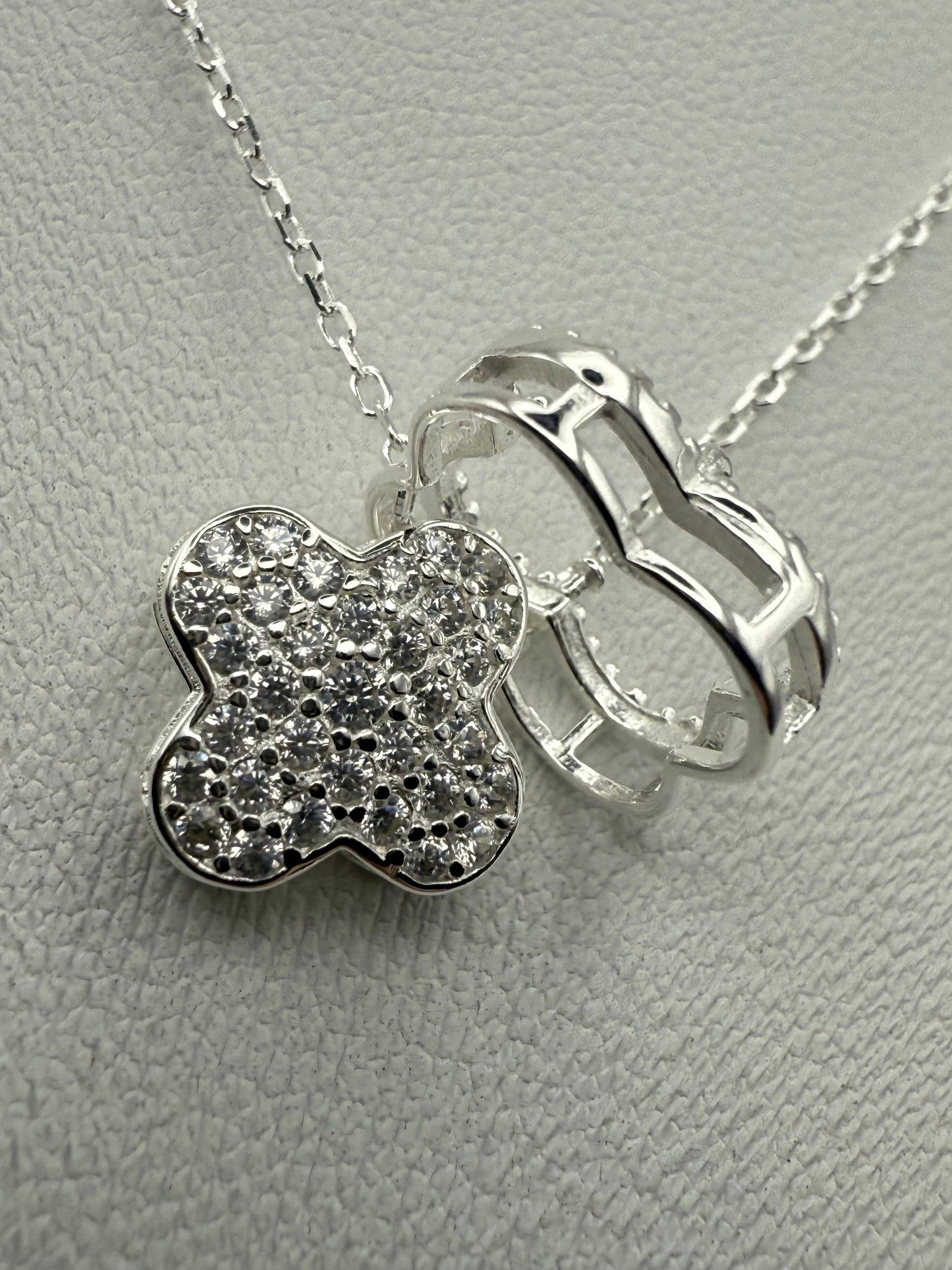 LX C/Z Agate Clover 45cm Chain