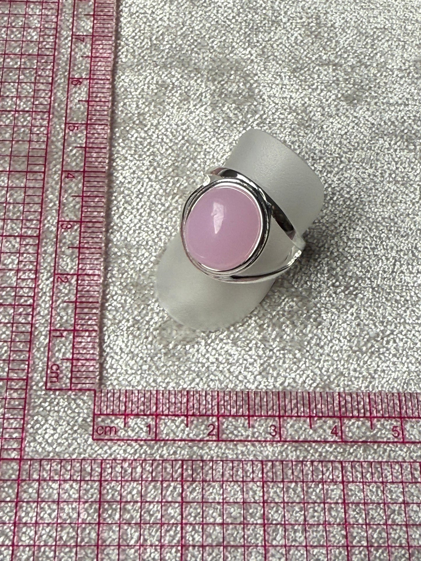 Rose Quartz Ring Sterling Silver 925