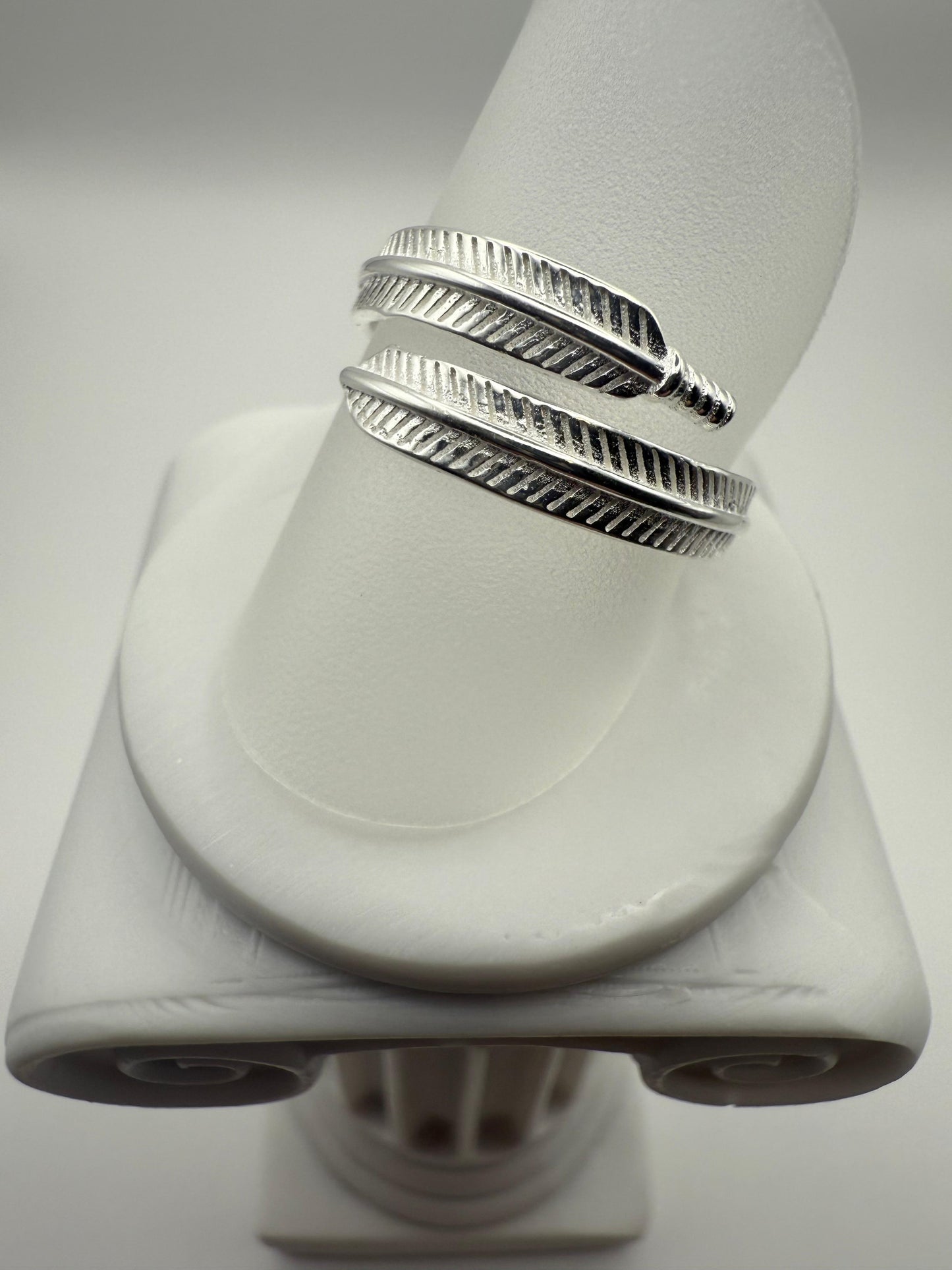 Feather Ring Sterling Silver 925