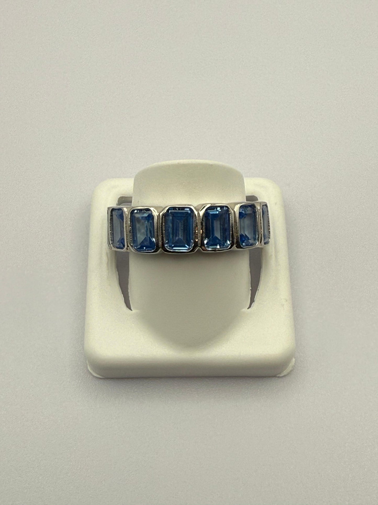 Octagon Kardashian C/Z Ring Sterling Silver 925