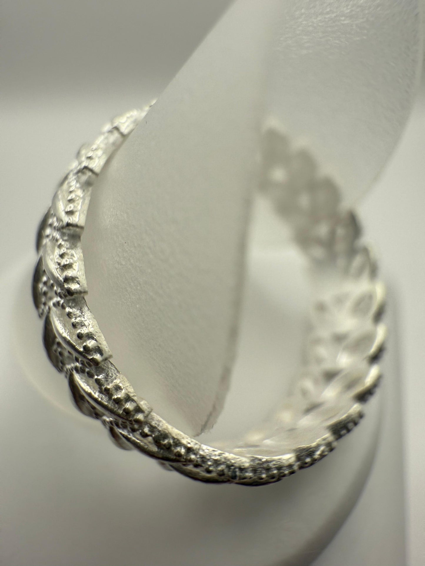 Laurel Band Ring Sterling Silver 925